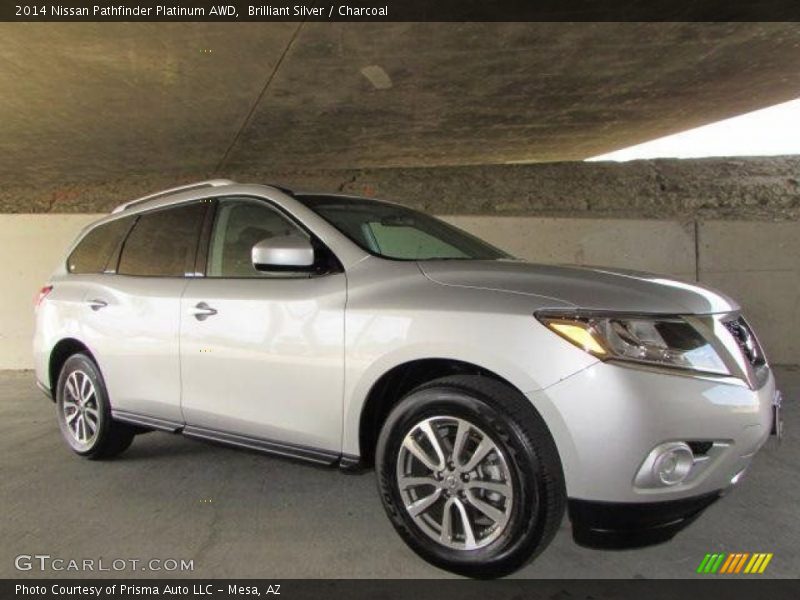 Brilliant Silver / Charcoal 2014 Nissan Pathfinder Platinum AWD
