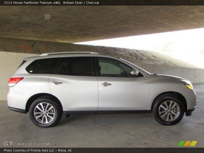 Brilliant Silver / Charcoal 2014 Nissan Pathfinder Platinum AWD