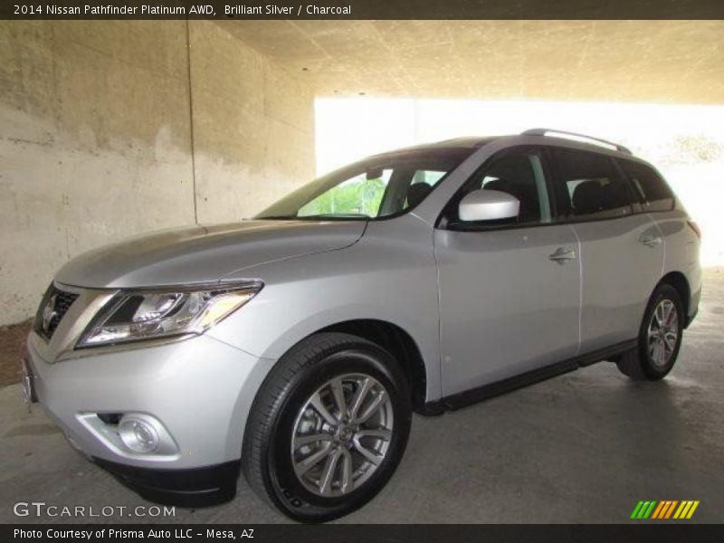 Brilliant Silver / Charcoal 2014 Nissan Pathfinder Platinum AWD