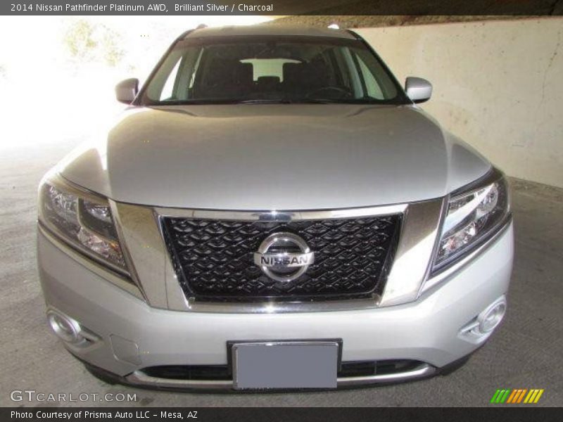 Brilliant Silver / Charcoal 2014 Nissan Pathfinder Platinum AWD