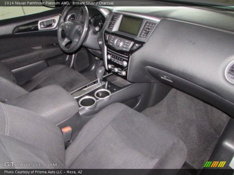 Brilliant Silver / Charcoal 2014 Nissan Pathfinder Platinum AWD