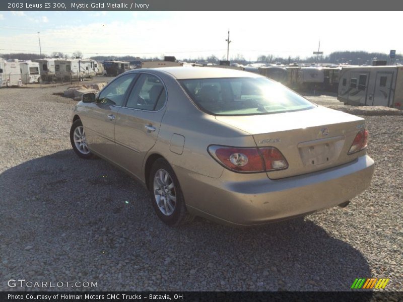 Mystic Gold Metallic / Ivory 2003 Lexus ES 300