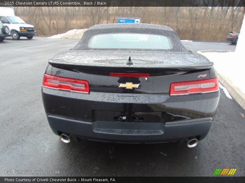 Black / Black 2015 Chevrolet Camaro LT/RS Convertible