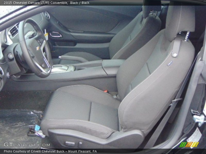 Black / Black 2015 Chevrolet Camaro LT/RS Convertible