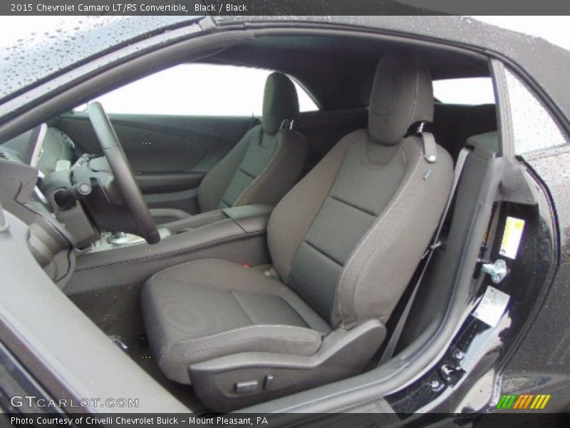 Black / Black 2015 Chevrolet Camaro LT/RS Convertible