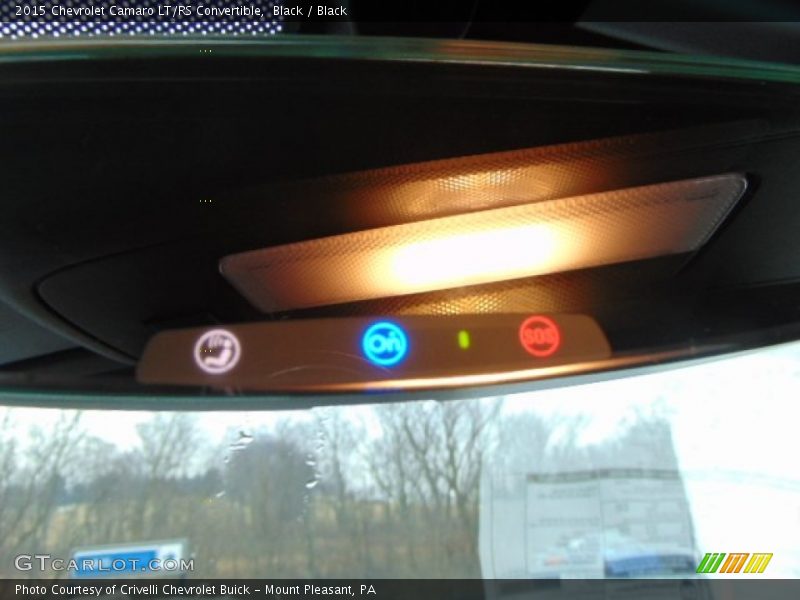 Black / Black 2015 Chevrolet Camaro LT/RS Convertible