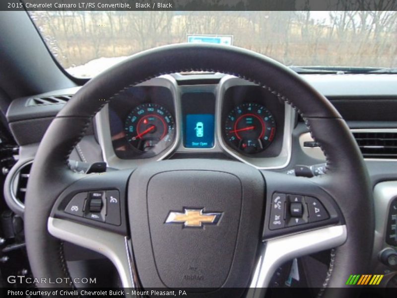 Black / Black 2015 Chevrolet Camaro LT/RS Convertible