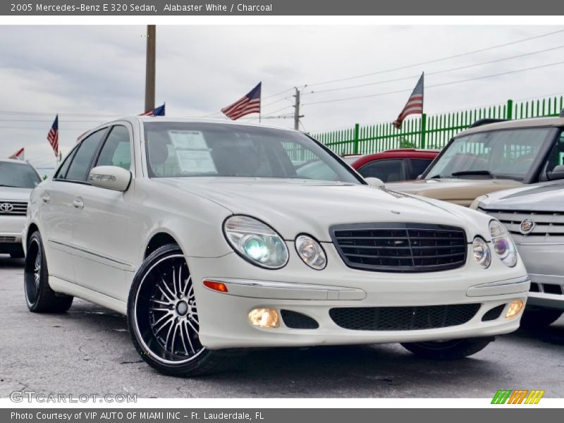 Alabaster White / Charcoal 2005 Mercedes-Benz E 320 Sedan
