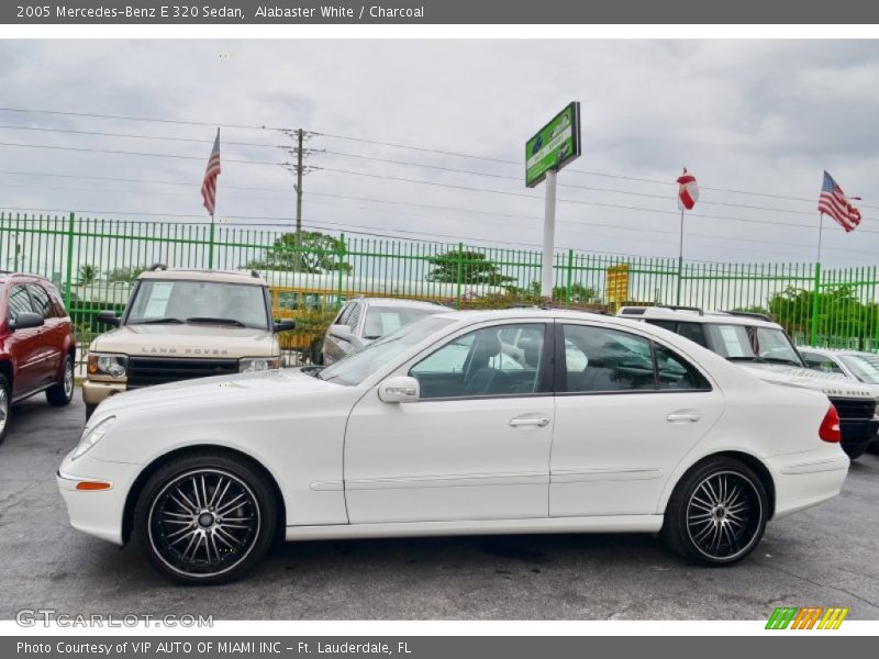 Alabaster White / Charcoal 2005 Mercedes-Benz E 320 Sedan