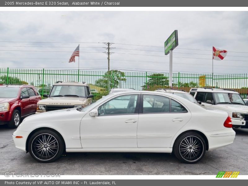 Alabaster White / Charcoal 2005 Mercedes-Benz E 320 Sedan