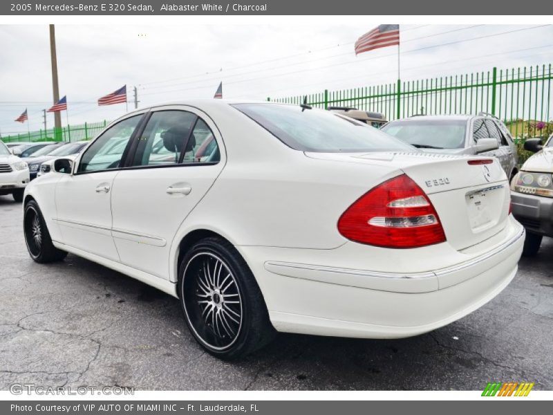 Alabaster White / Charcoal 2005 Mercedes-Benz E 320 Sedan