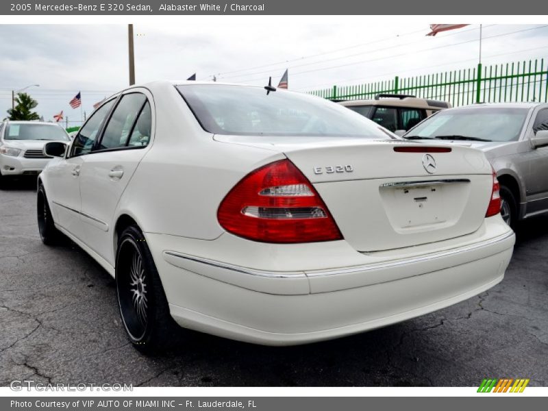 Alabaster White / Charcoal 2005 Mercedes-Benz E 320 Sedan