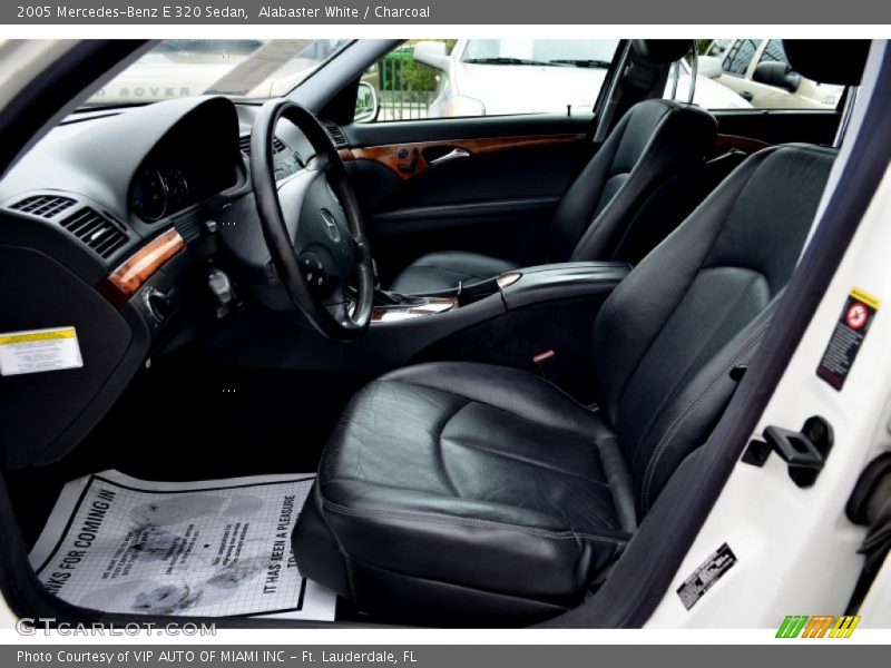 Alabaster White / Charcoal 2005 Mercedes-Benz E 320 Sedan