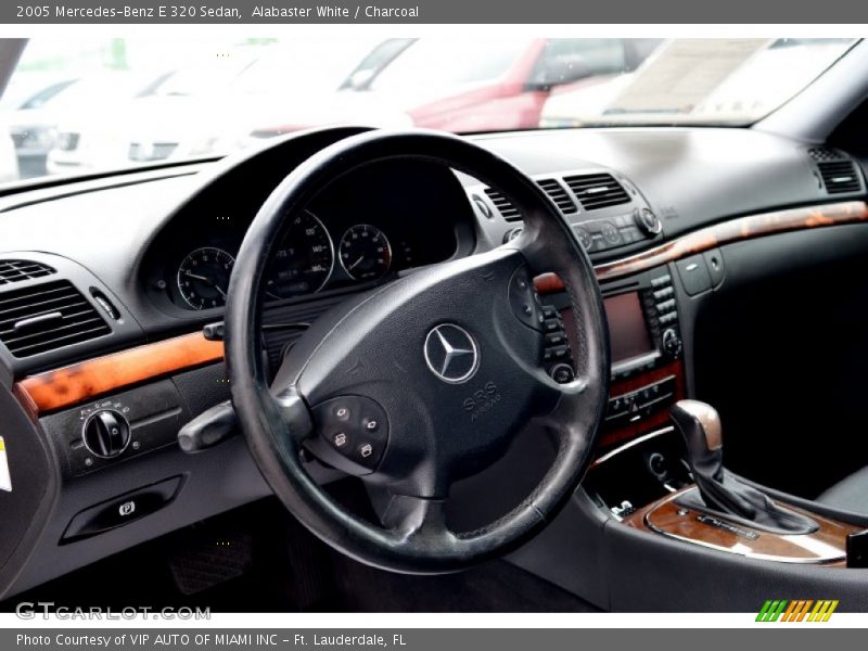 Alabaster White / Charcoal 2005 Mercedes-Benz E 320 Sedan