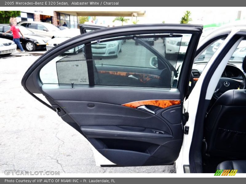 Alabaster White / Charcoal 2005 Mercedes-Benz E 320 Sedan