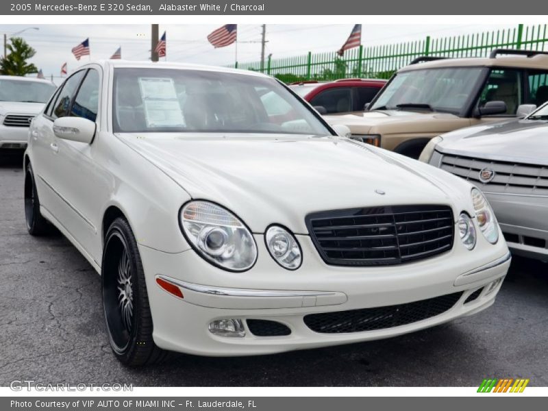 Alabaster White / Charcoal 2005 Mercedes-Benz E 320 Sedan