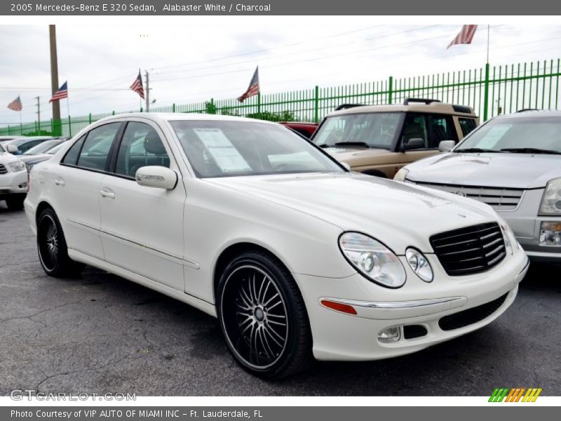 Alabaster White / Charcoal 2005 Mercedes-Benz E 320 Sedan