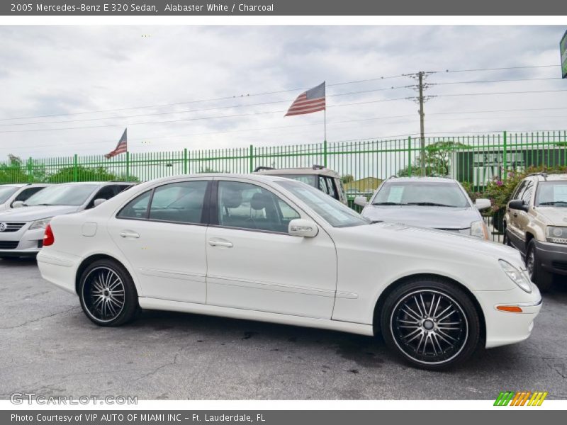 Alabaster White / Charcoal 2005 Mercedes-Benz E 320 Sedan