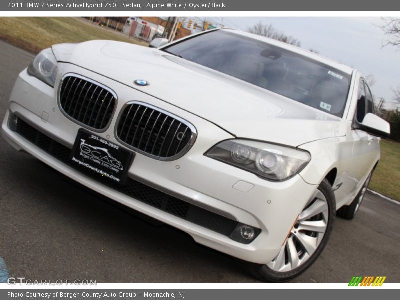 Alpine White / Oyster/Black 2011 BMW 7 Series ActiveHybrid 750Li Sedan