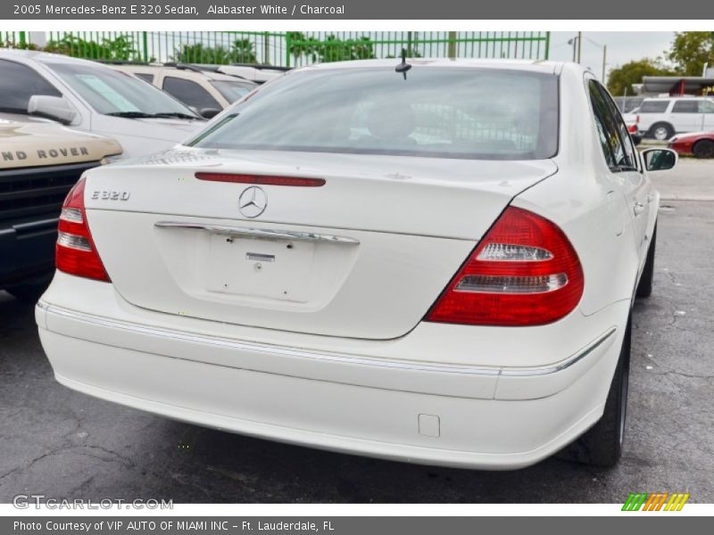 Alabaster White / Charcoal 2005 Mercedes-Benz E 320 Sedan