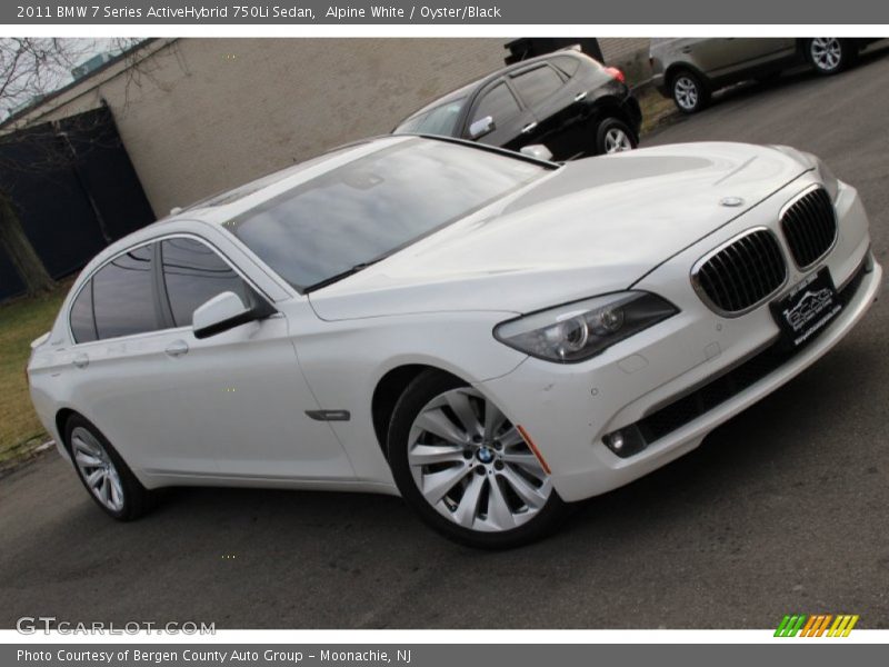 Alpine White / Oyster/Black 2011 BMW 7 Series ActiveHybrid 750Li Sedan