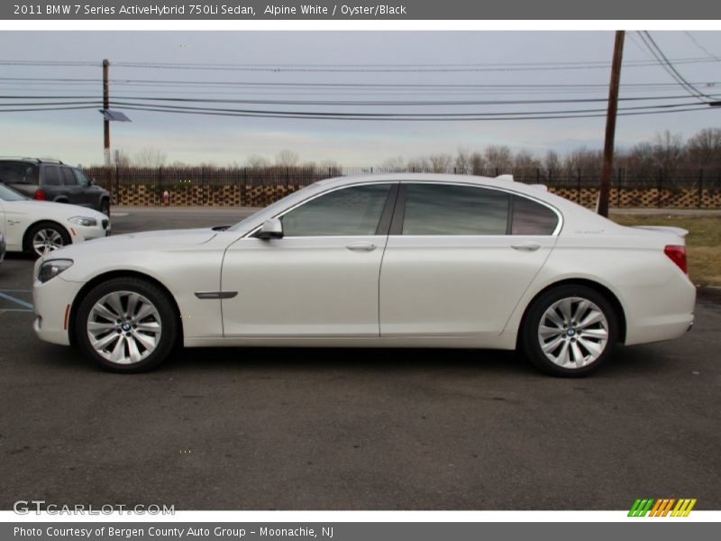 Alpine White / Oyster/Black 2011 BMW 7 Series ActiveHybrid 750Li Sedan