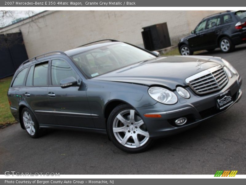 Granite Grey Metallic / Black 2007 Mercedes-Benz E 350 4Matic Wagon