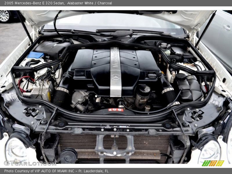 Alabaster White / Charcoal 2005 Mercedes-Benz E 320 Sedan