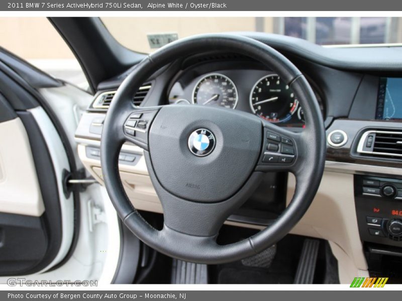 Alpine White / Oyster/Black 2011 BMW 7 Series ActiveHybrid 750Li Sedan