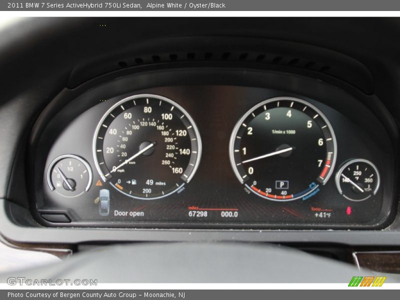 Alpine White / Oyster/Black 2011 BMW 7 Series ActiveHybrid 750Li Sedan