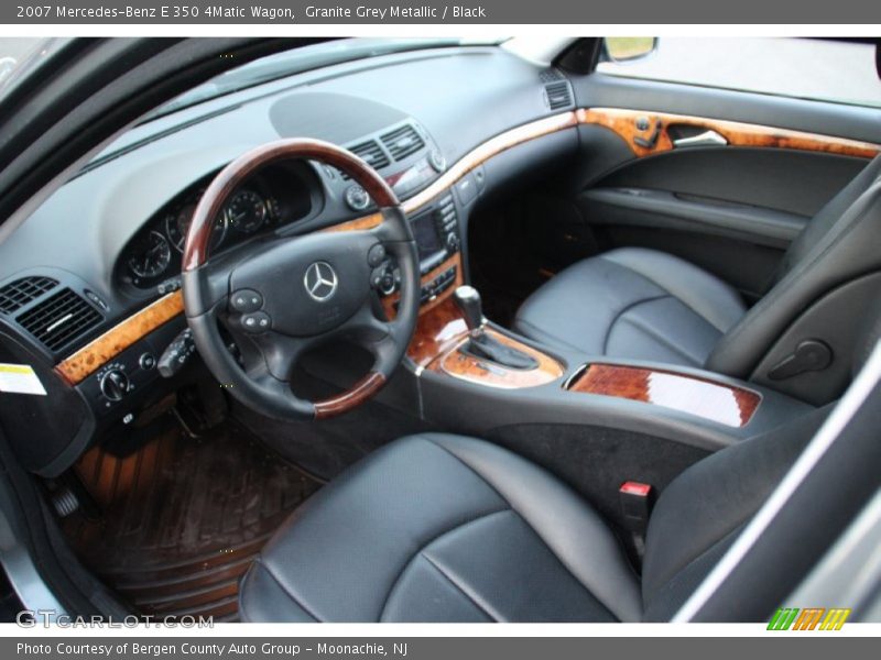  2007 E 350 4Matic Wagon Black Interior