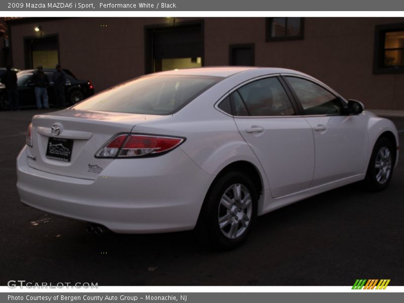 Performance White / Black 2009 Mazda MAZDA6 i Sport