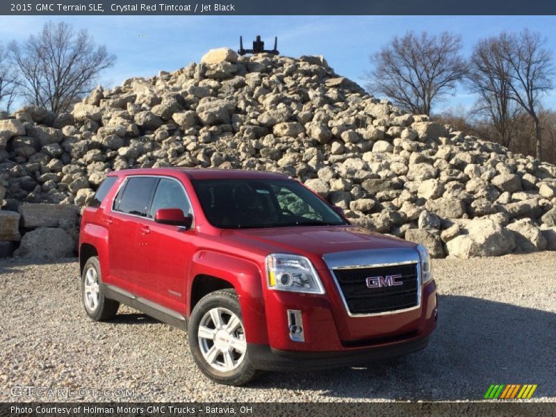 Crystal Red Tintcoat / Jet Black 2015 GMC Terrain SLE