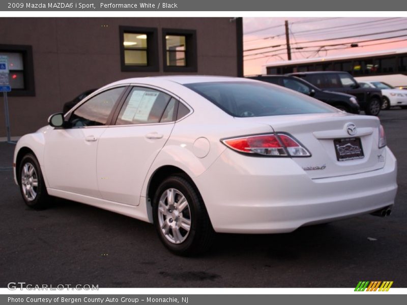 Performance White / Black 2009 Mazda MAZDA6 i Sport