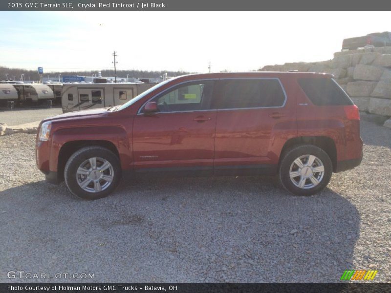 Crystal Red Tintcoat / Jet Black 2015 GMC Terrain SLE