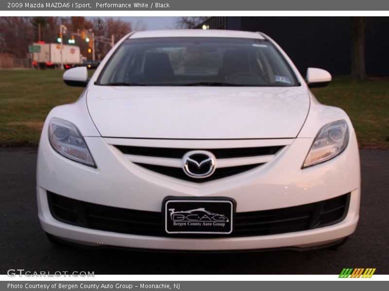 Performance White / Black 2009 Mazda MAZDA6 i Sport