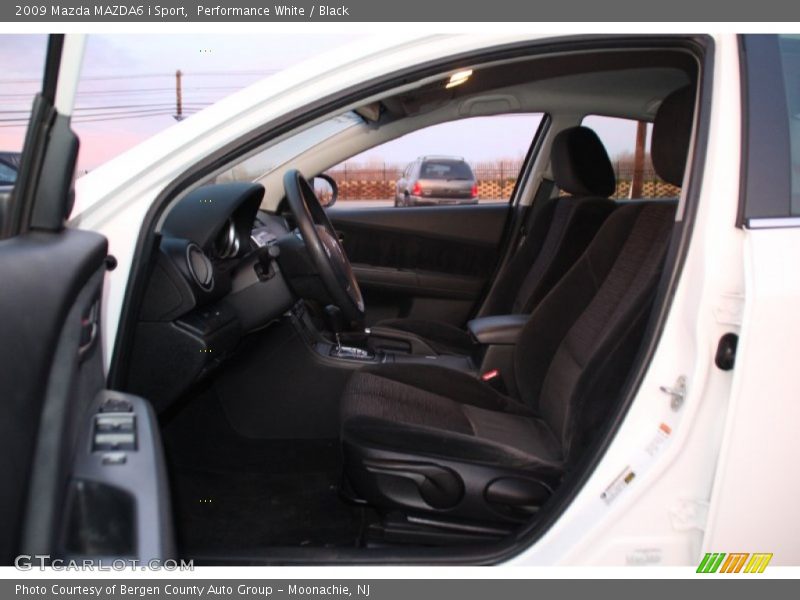 Performance White / Black 2009 Mazda MAZDA6 i Sport