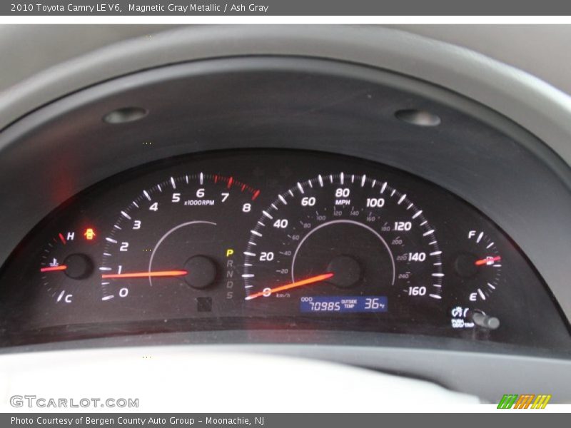 Magnetic Gray Metallic / Ash Gray 2010 Toyota Camry LE V6