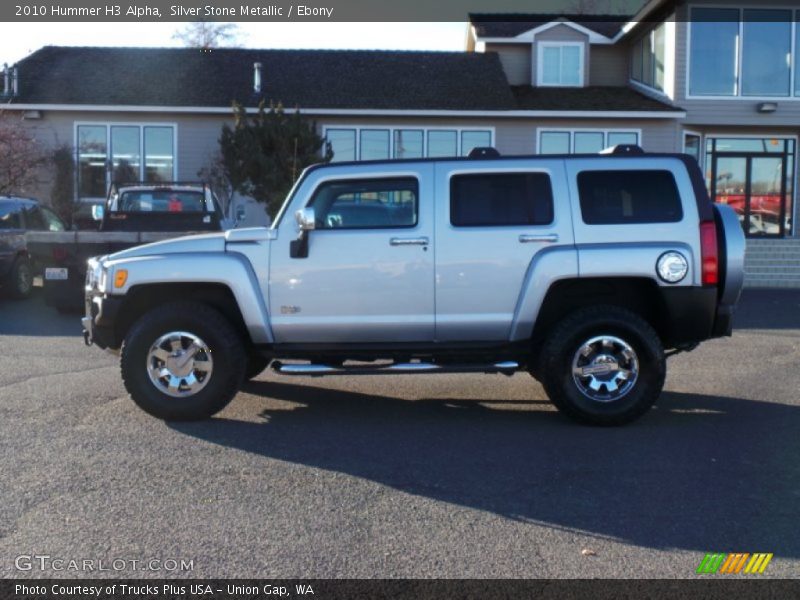 Silver Stone Metallic / Ebony 2010 Hummer H3 Alpha