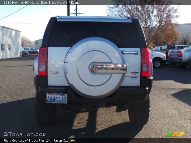 Silver Stone Metallic / Ebony 2010 Hummer H3 Alpha