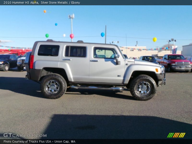 Silver Stone Metallic / Ebony 2010 Hummer H3 Alpha