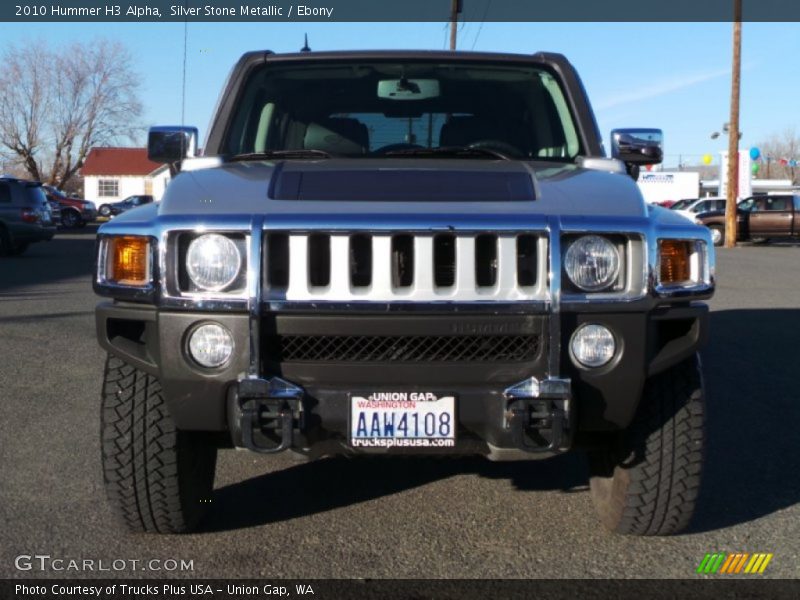 Silver Stone Metallic / Ebony 2010 Hummer H3 Alpha