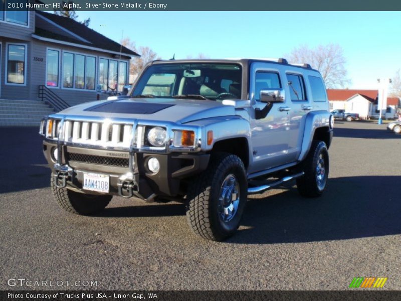 Silver Stone Metallic / Ebony 2010 Hummer H3 Alpha