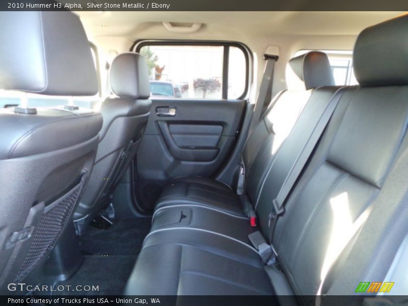 Silver Stone Metallic / Ebony 2010 Hummer H3 Alpha