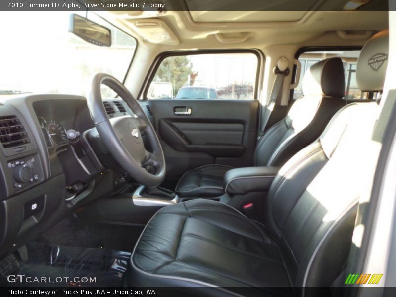 Silver Stone Metallic / Ebony 2010 Hummer H3 Alpha