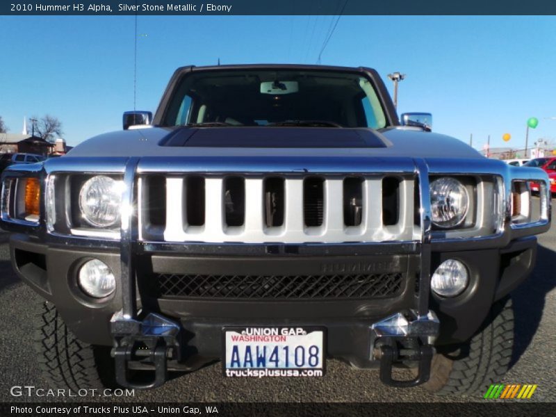 Silver Stone Metallic / Ebony 2010 Hummer H3 Alpha