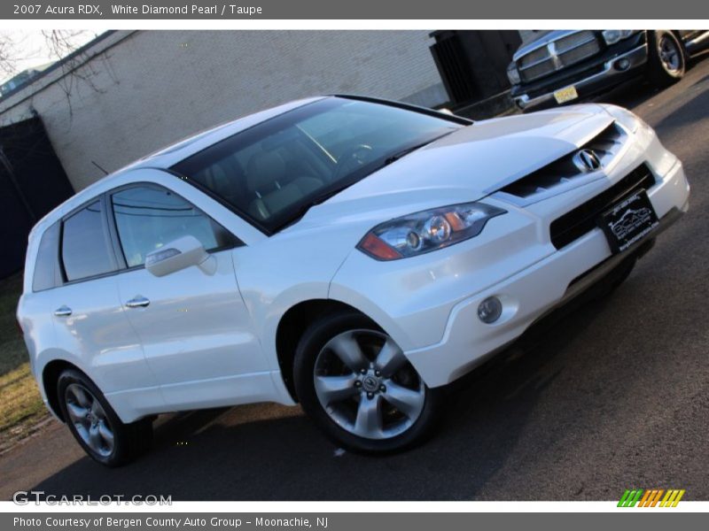 White Diamond Pearl / Taupe 2007 Acura RDX