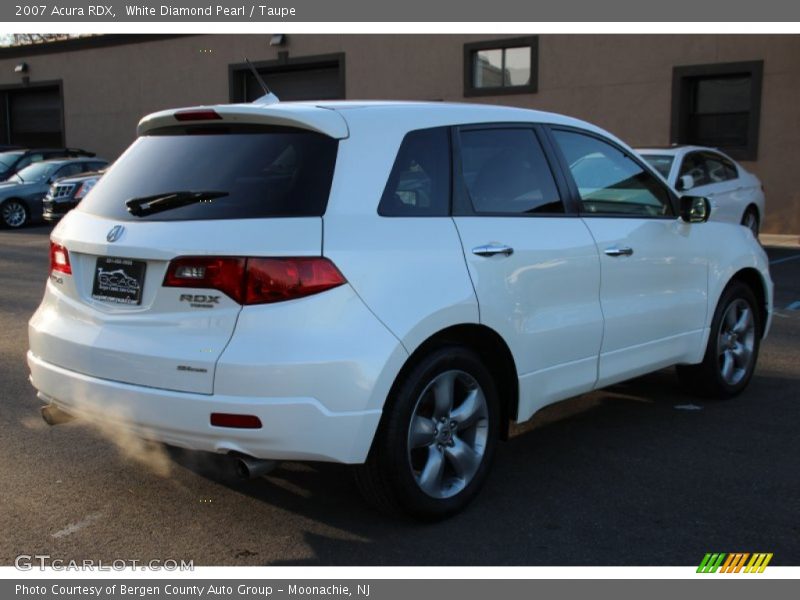 White Diamond Pearl / Taupe 2007 Acura RDX