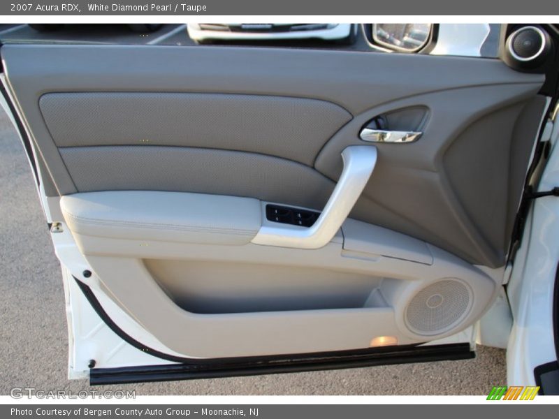 White Diamond Pearl / Taupe 2007 Acura RDX
