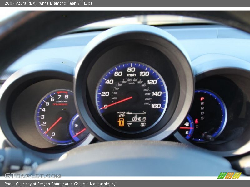 White Diamond Pearl / Taupe 2007 Acura RDX
